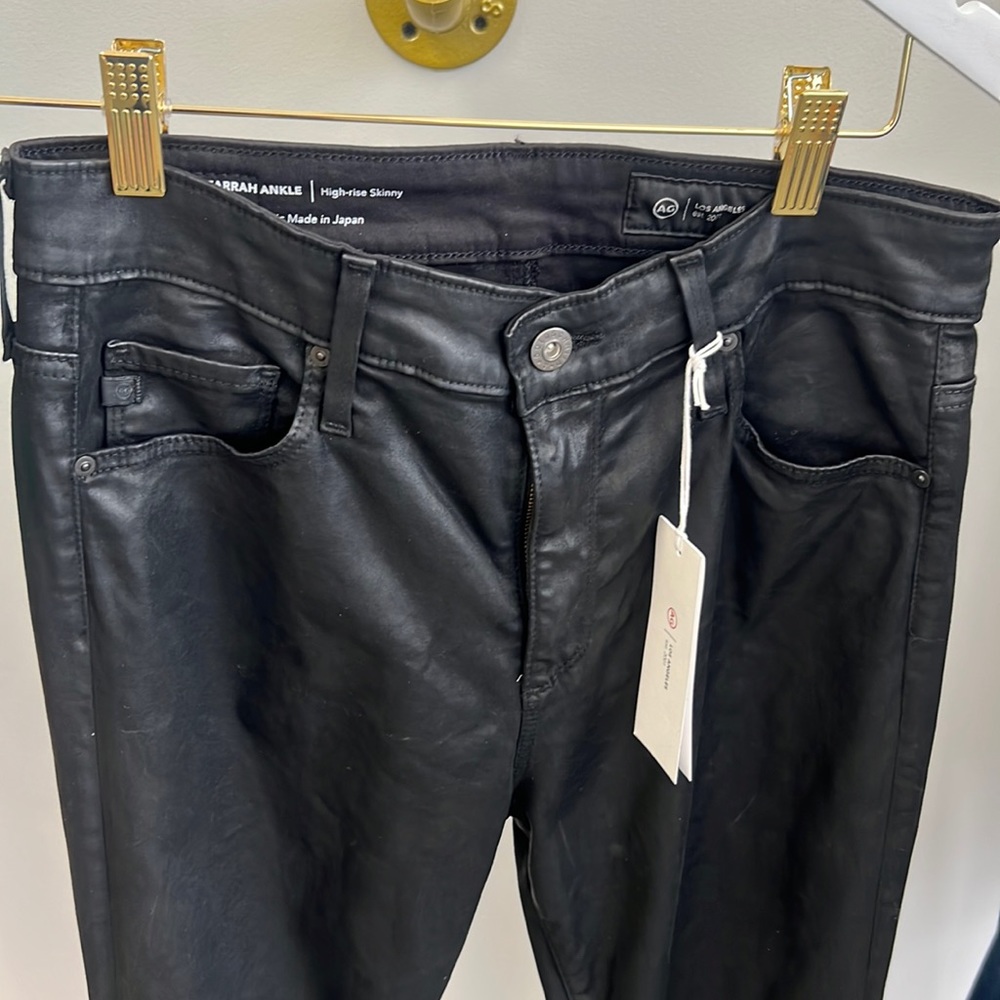 AG Jeans Waxed Black NWT HIGH RISE